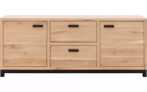 Goossens Dressoir Sans, 2 deuren 2 laden