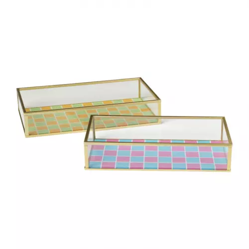 Tray goud - set van 2