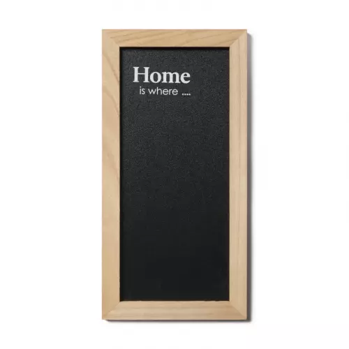 Krijtbord home is where - 40x20 cm