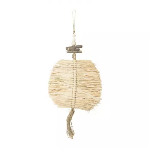 Wandhanger Raffia - 65x28x2.5 cm