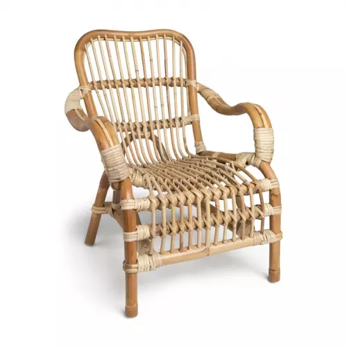 Rotan kinderstoel - 57x56x44 cm