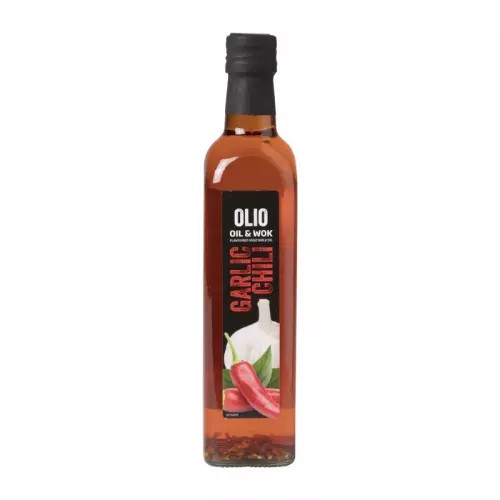 Olio knoflook chili olie - 500 ml