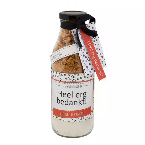 Stroopwafel cakemix - Heel erg bedankt! - 380 gram