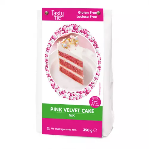 Tasty Me pink velvet cake - roze - 350 g