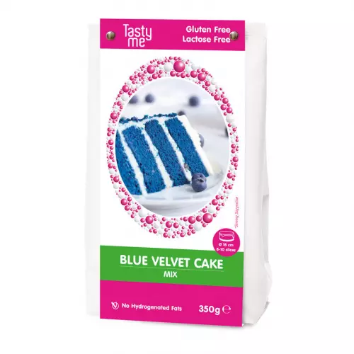 Tasty Me blue velvet cake - blauw - 350 g