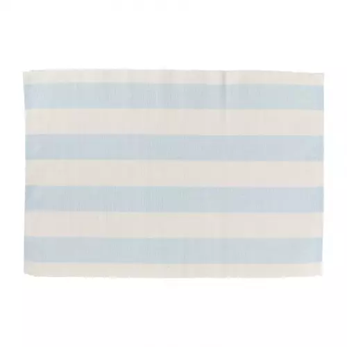 Placemat streep - blauw - set van 2