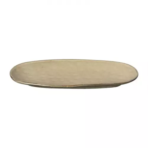 Bord ovaal Toscane - beige - 25.5x12 cm