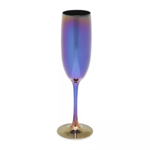 Champagne glas regenboog - 175 ml