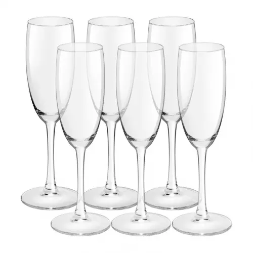 Champagne glazen - 180 ml - set van 6