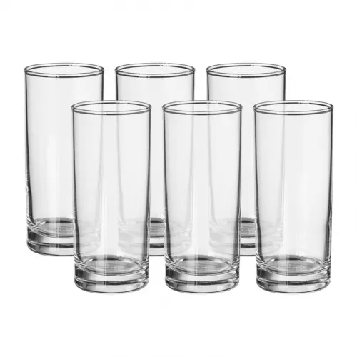 Longdrinkglazen - 270 ml - set van 6