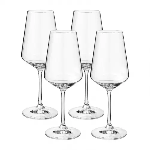 Wijnglas kristal - 350 ml - set van 4