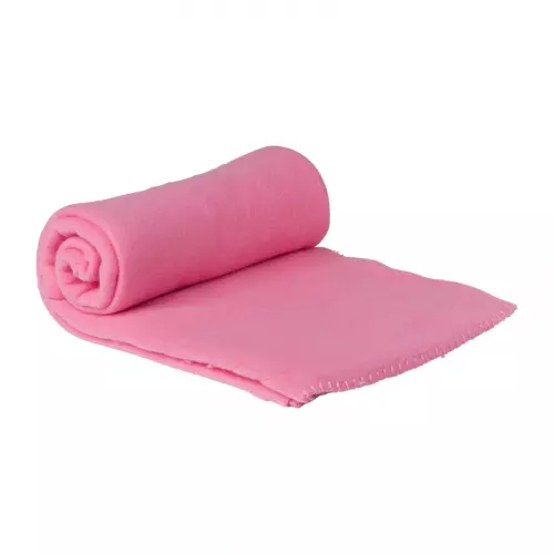 Fleece deken - fuchsia - 160x130 cm