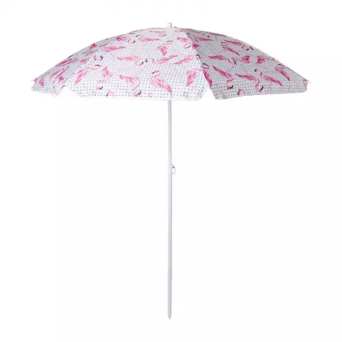 Strandparasol flamingo - ø160x180 cm