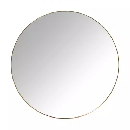 Ronde spiegel - ø120 cm - goud metalen lijst