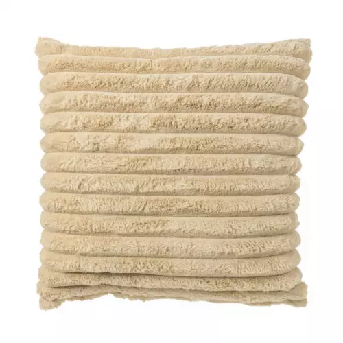 Kussen rib - beige - 45x45 cm