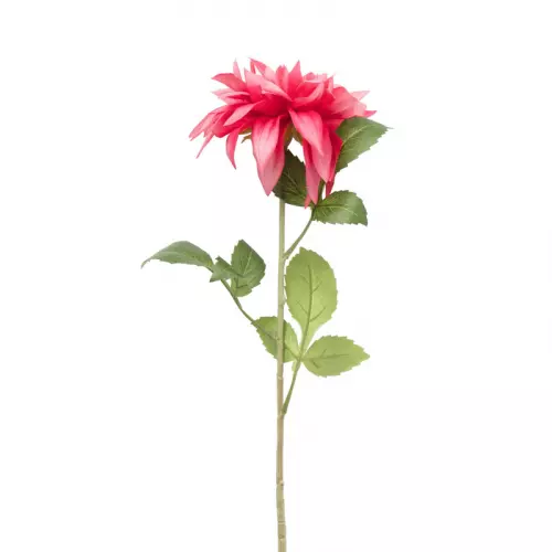 Kunstbloem dahlia - fuchsia - 75 cm