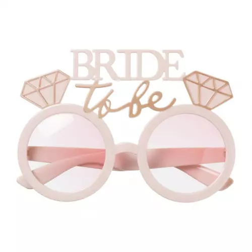 Bride to be feestbril - roze