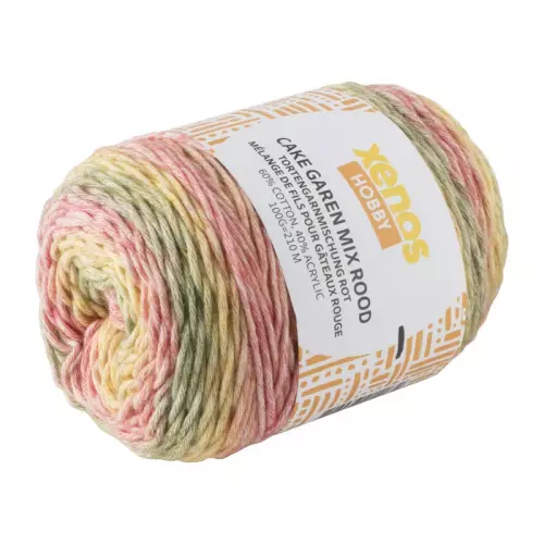 Cake garen mix - rood - 100 gram