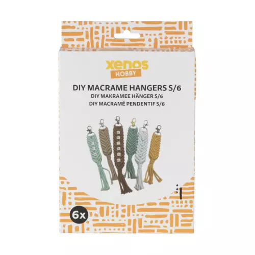 DIY macrame hangers - set van 6