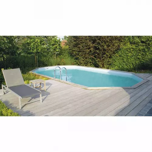 Gardipool Oblong 6.20 x 3.90 x 1.20 m houten zwembad