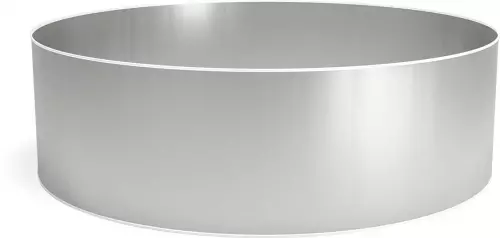 Staalwand rond Ø500 x 120 cm (met uitsparingen en profielen)