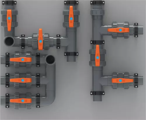 PVC installatiepaneel tbv desinfectiepanelen