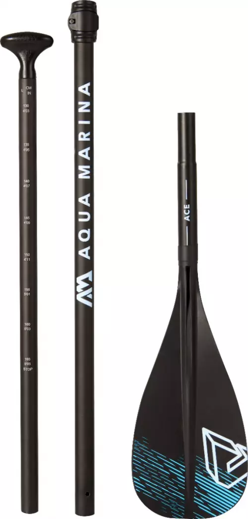 Aqua Marina verstelbare aluminium SUP peddel - Kinderen - Zwart