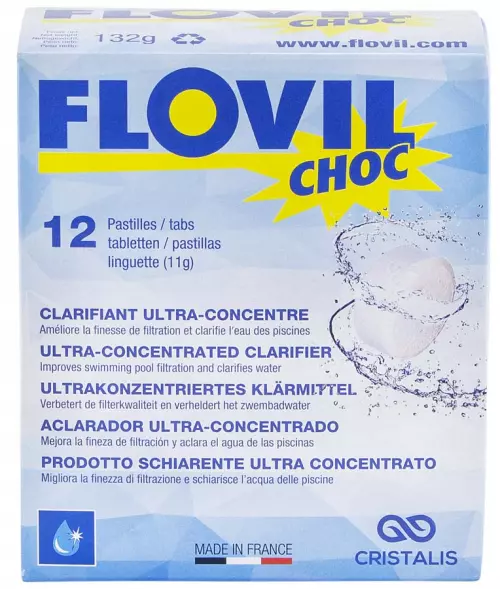 Flovil Choc vlokkingsmiddel 12 tabletten