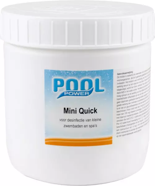 Pool Power mini quick chloortabletten 2,7 grams 0,5kg