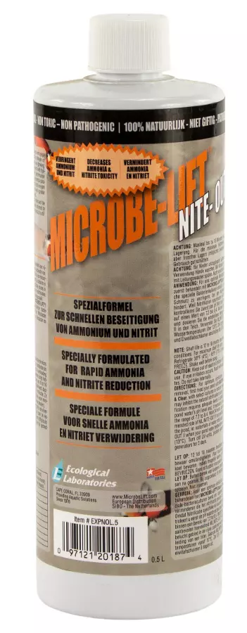 Microbe-lift Nite Out II snelle amonia en nitriet verwijdering 0,5L