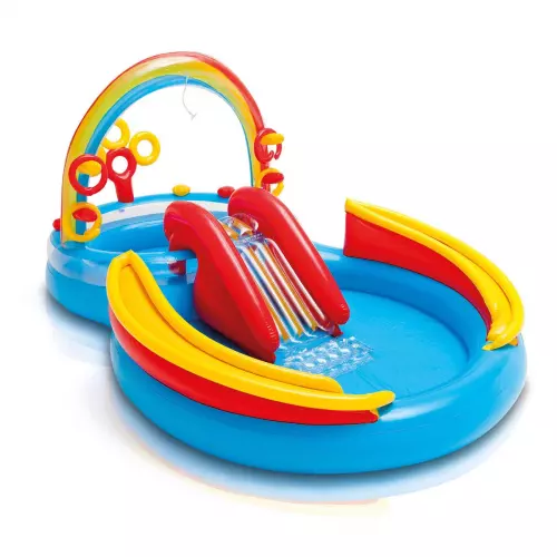 Intex Rainbow Ring Play Center kinderzwembad 297x193x135cm