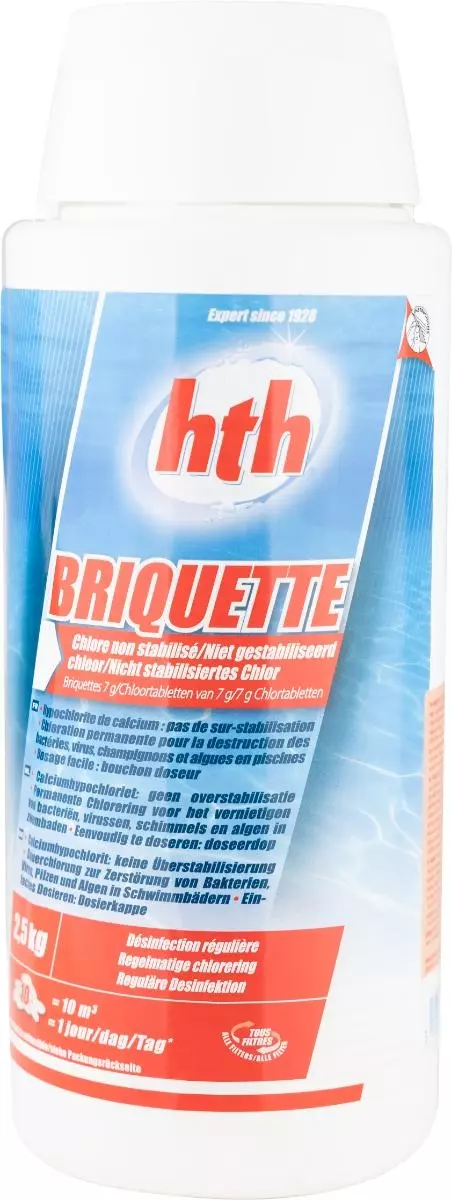 HTH chloortabletten 7 grams 2,5 kg