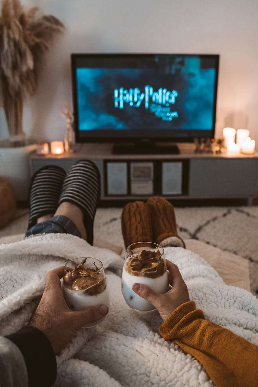 Harry Potter kijken op de tv