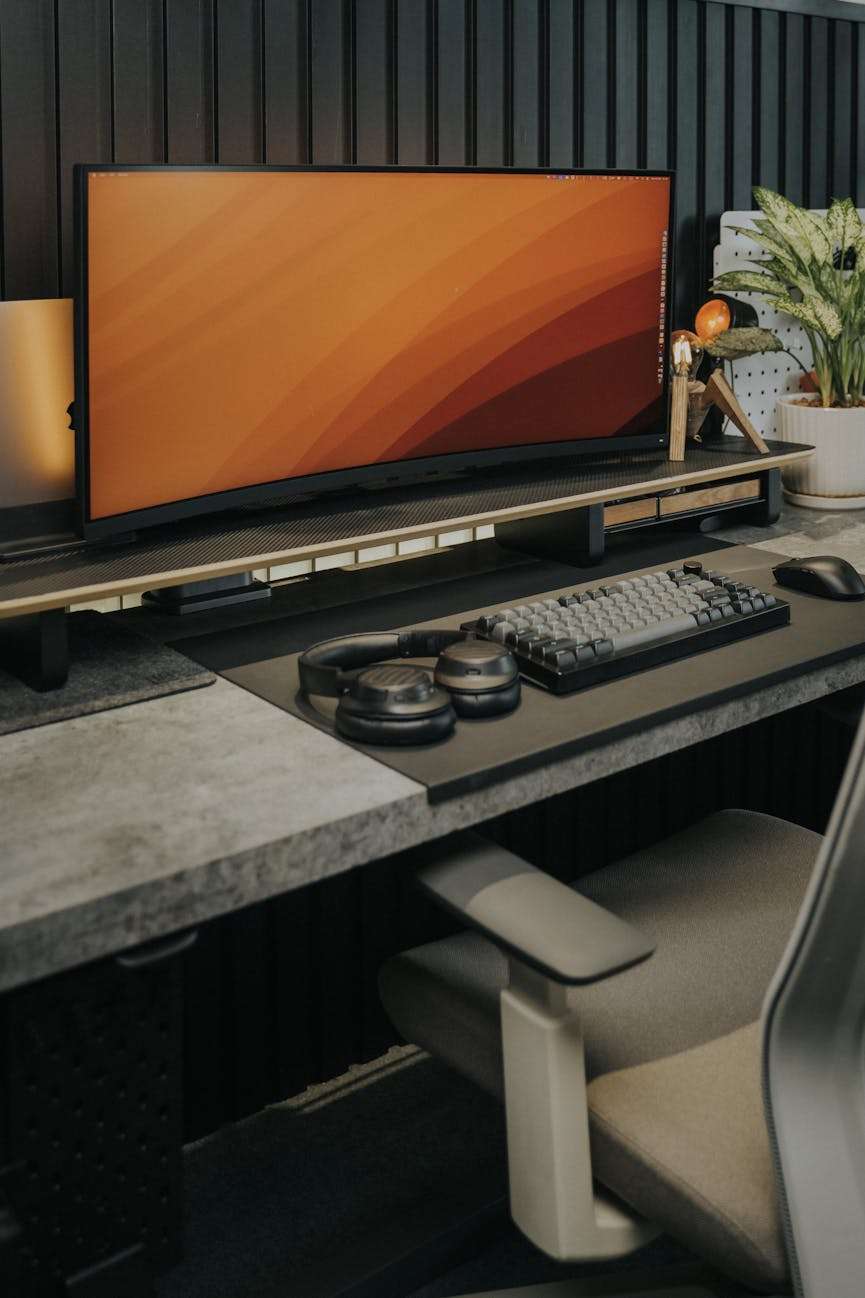 mooie curved gaming monitor