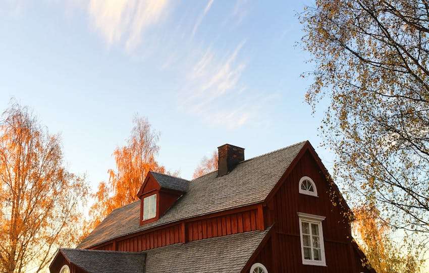 huis dat klaar is voor de herfst